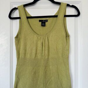 Willi Smith 90's Knit Green Tank - Womens S